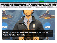 Tablet Screenshot of hockey-techniques.com